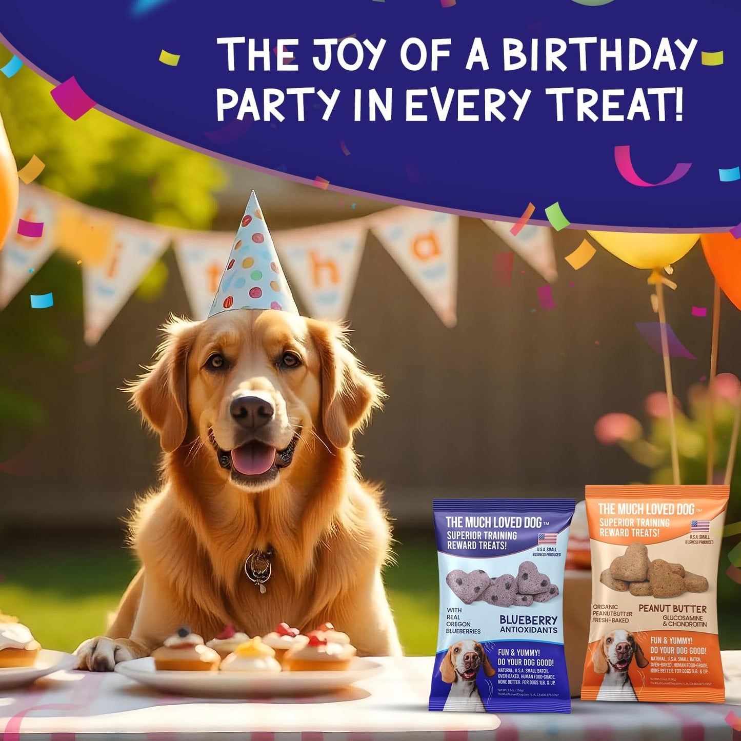 Much Loved Dog Blueberry Training Reward Treat Eco-Set