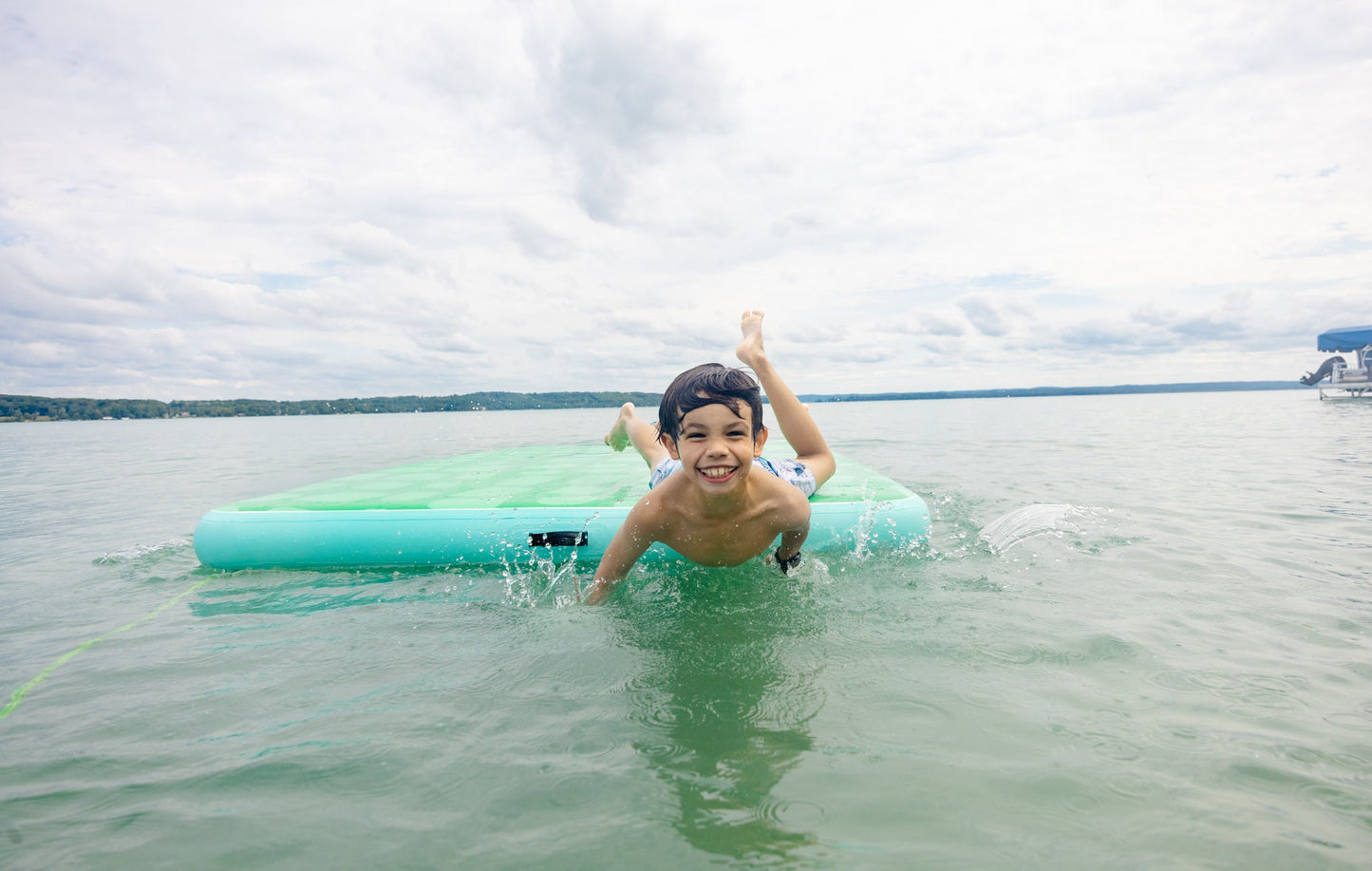 RadPadz Cannonballer | Croc | 6’ x 12’ Inflatable Platform