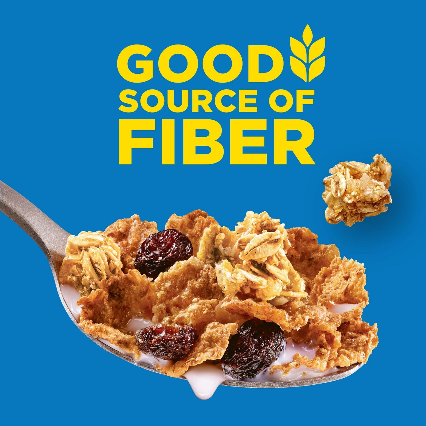 Kellogg's Raisin Bran Crunch Crunch Breakfast Cereal, Good Source of Fiber, Family Size, 20.7 oz