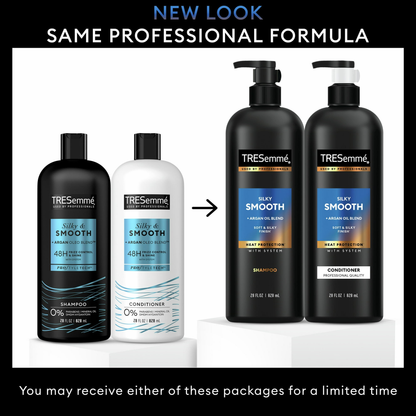 Tresemme Silky & Smooth Anti-Frizz Shampoo & Conditioner Frizzy Hair, 28 oz 2 Pack