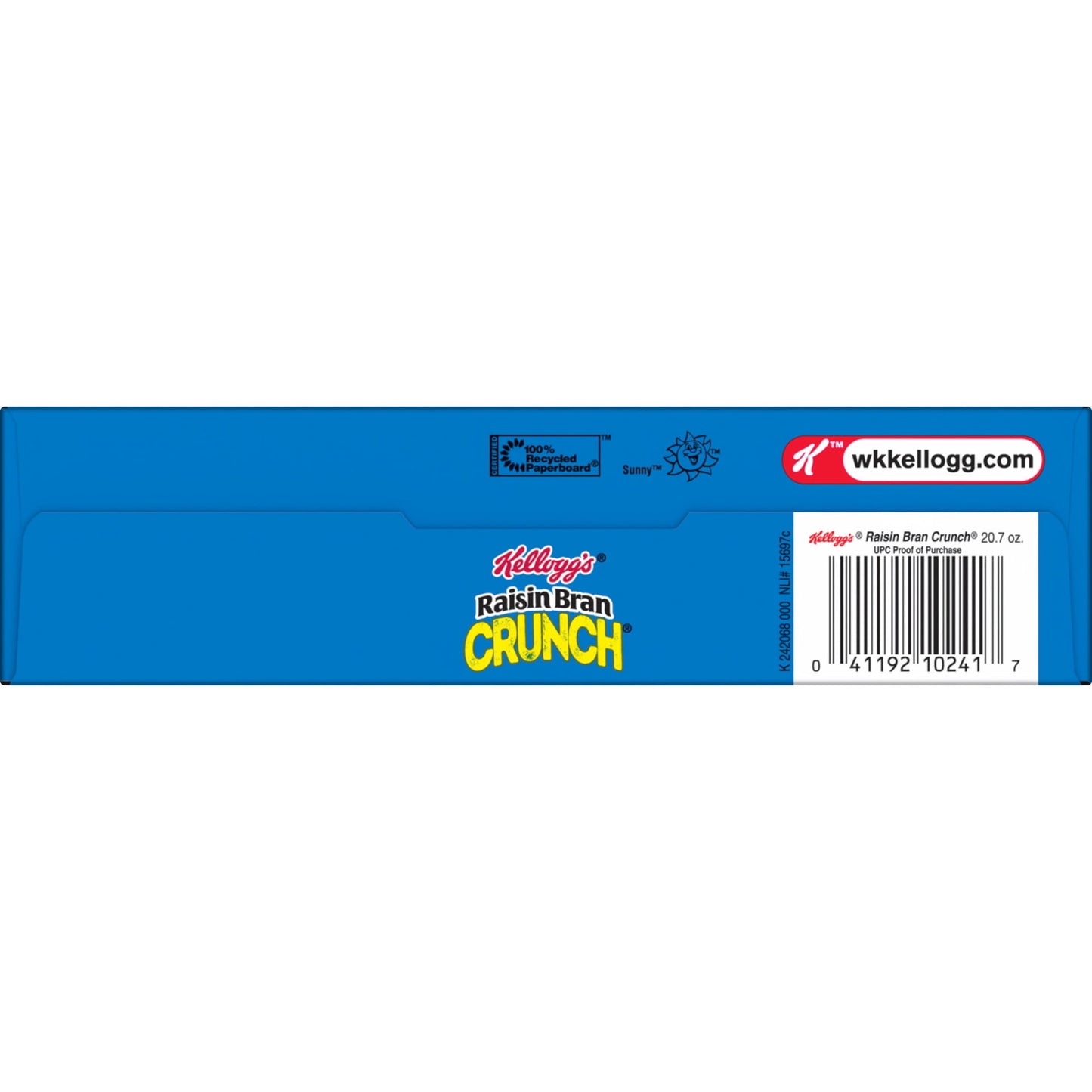 Kellogg's Raisin Bran Crunch Crunch Breakfast Cereal, Good Source of Fiber, Family Size, 20.7 oz