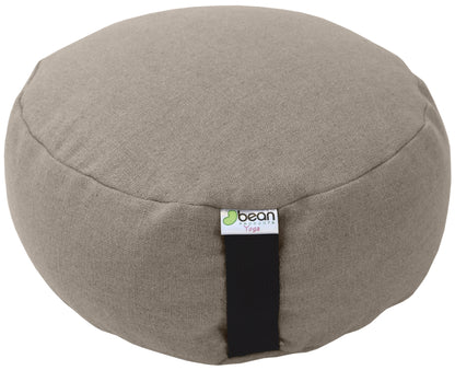 Hemp Zafu Meditation Cushion - 17 oz. Hemp Fabric with Organic Buckwheat Hull fill