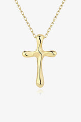 Cross Pendant 925 Sterling Silver Necklace