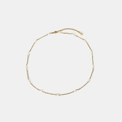 Freshwater Pearl 18K Gold-Plated Necklace