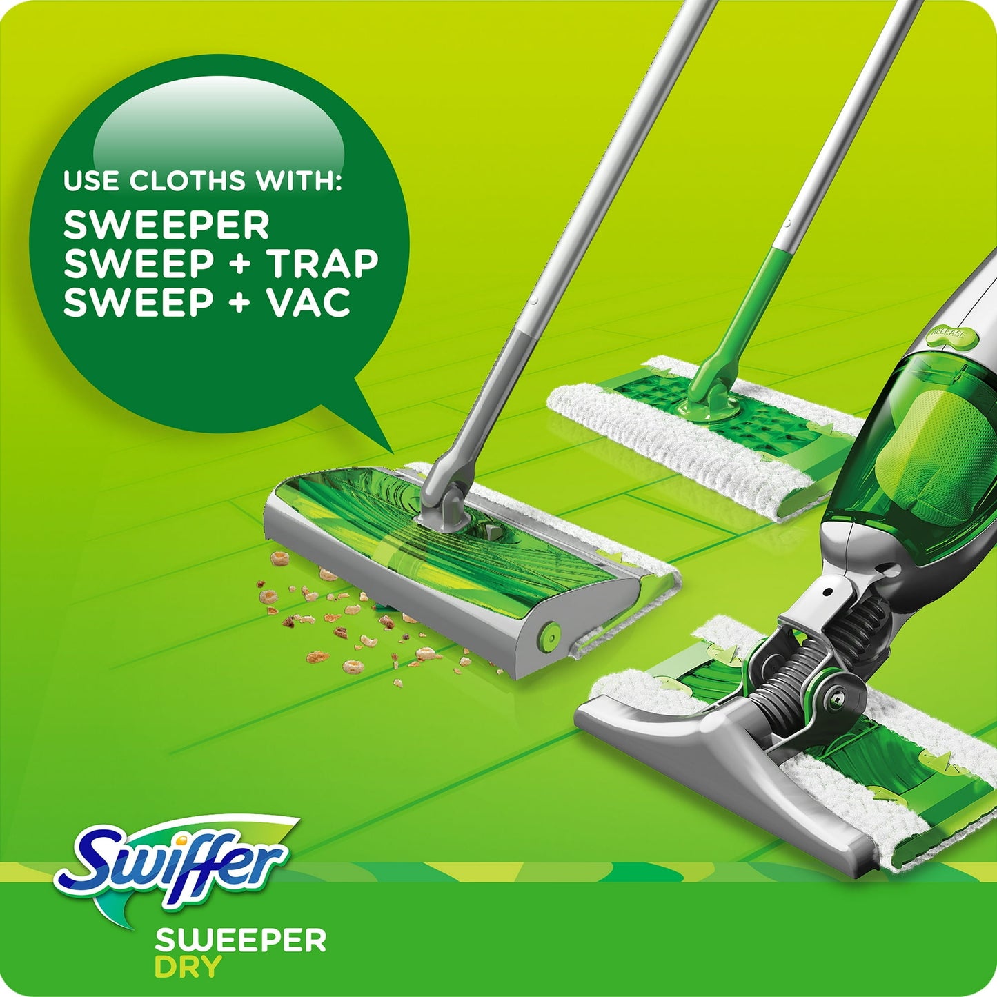 Swiffer Sweeper Pet Dry Refills 16ct Unscented Floor Mop Sweeping Pad Duster Cloth