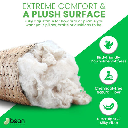 Kapok Fiber Fill Stuffing - Organic