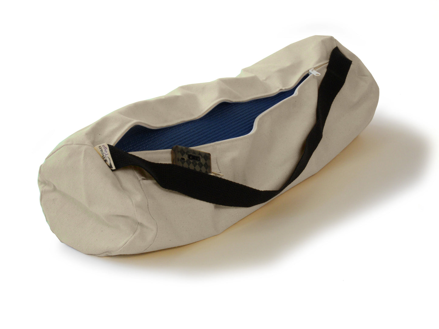 Durable Cotton Yoga Mat Bag - Extra Large & Large Sizes, Made in USA