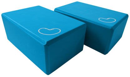 Yoga Block Set - Light weight Foam - 2 Pack