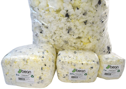 Shredded Foam Fill for Bean bags, pillows, pet beds, cushions - CertiPUR