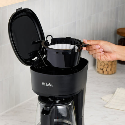 Mr Coffee 12 Cup Programmable Coffee Maker 24H Timer Auto Shutoff Machine Black