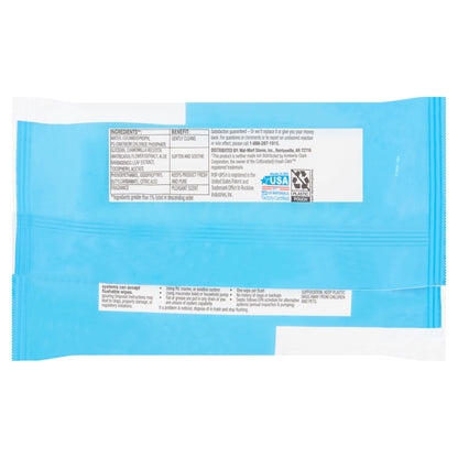 Equate Fresh Scent Flushable Wipes, 5 Packs of 48 Wipes, 240 Total Wipes - Hypoallergenic & Alcohol-Free - Cleaning, Flower
