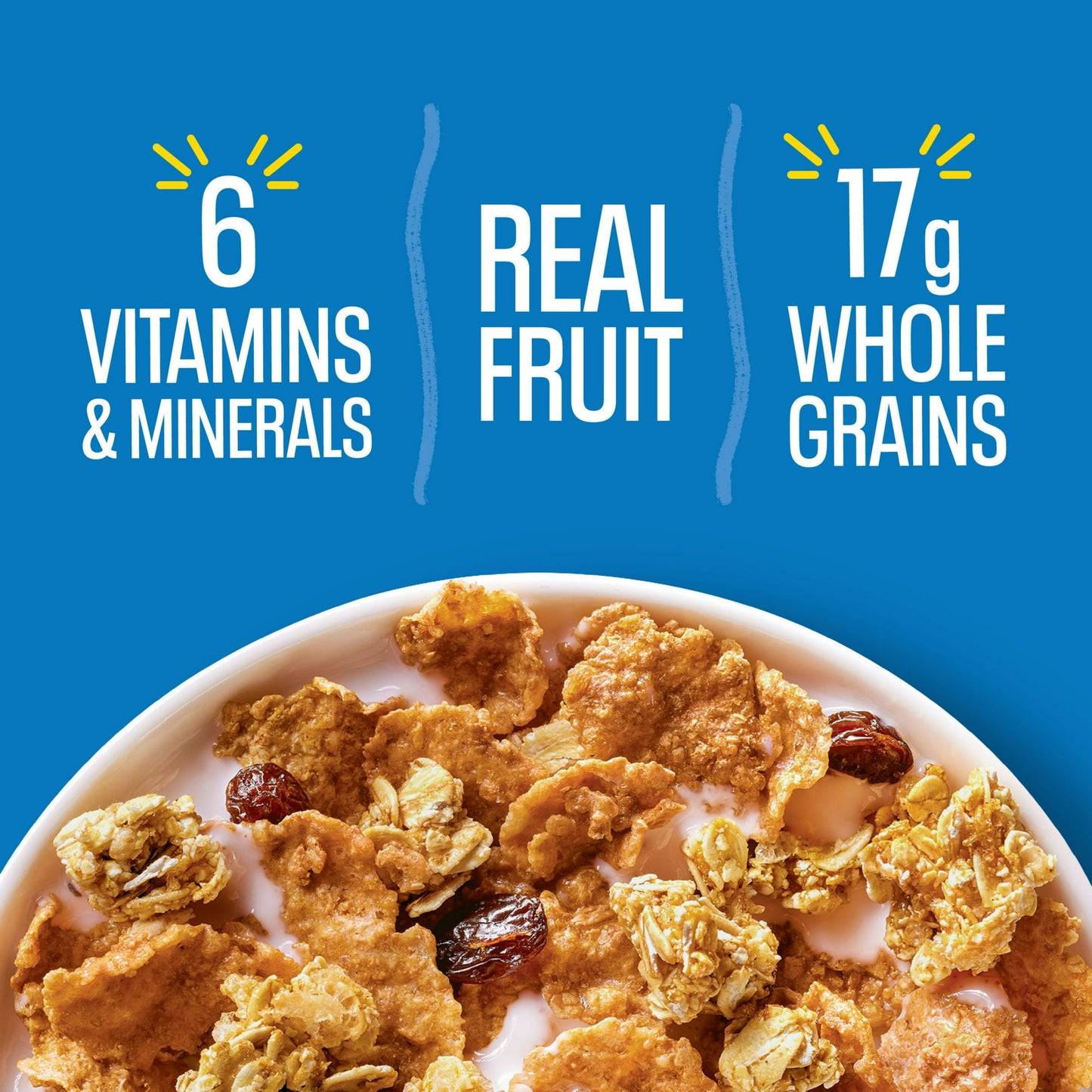 Kellogg's Raisin Bran Crunch Crunch Breakfast Cereal, Good Source of Fiber, Family Size, 20.7 oz