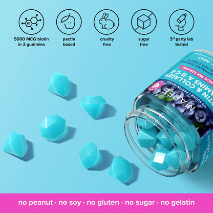 Biotin Gummies for Hair & Skin
