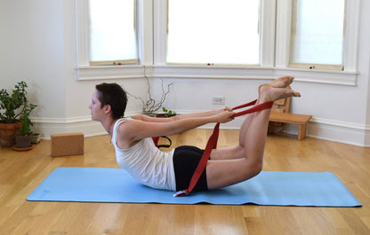 Hemp Yoga Mat Easy Carry Sling and Yoga Strap