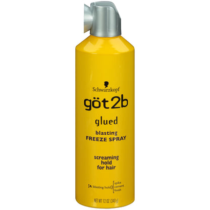 Got2b Glued Blasting Freeze Extreme Hold Hairspray, 12 oz, for Ultimate Styling and Lasting Hold