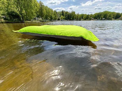 Pool Float Bean Bag Lounger - Extra Large No Air Inflation needed, Made in USA