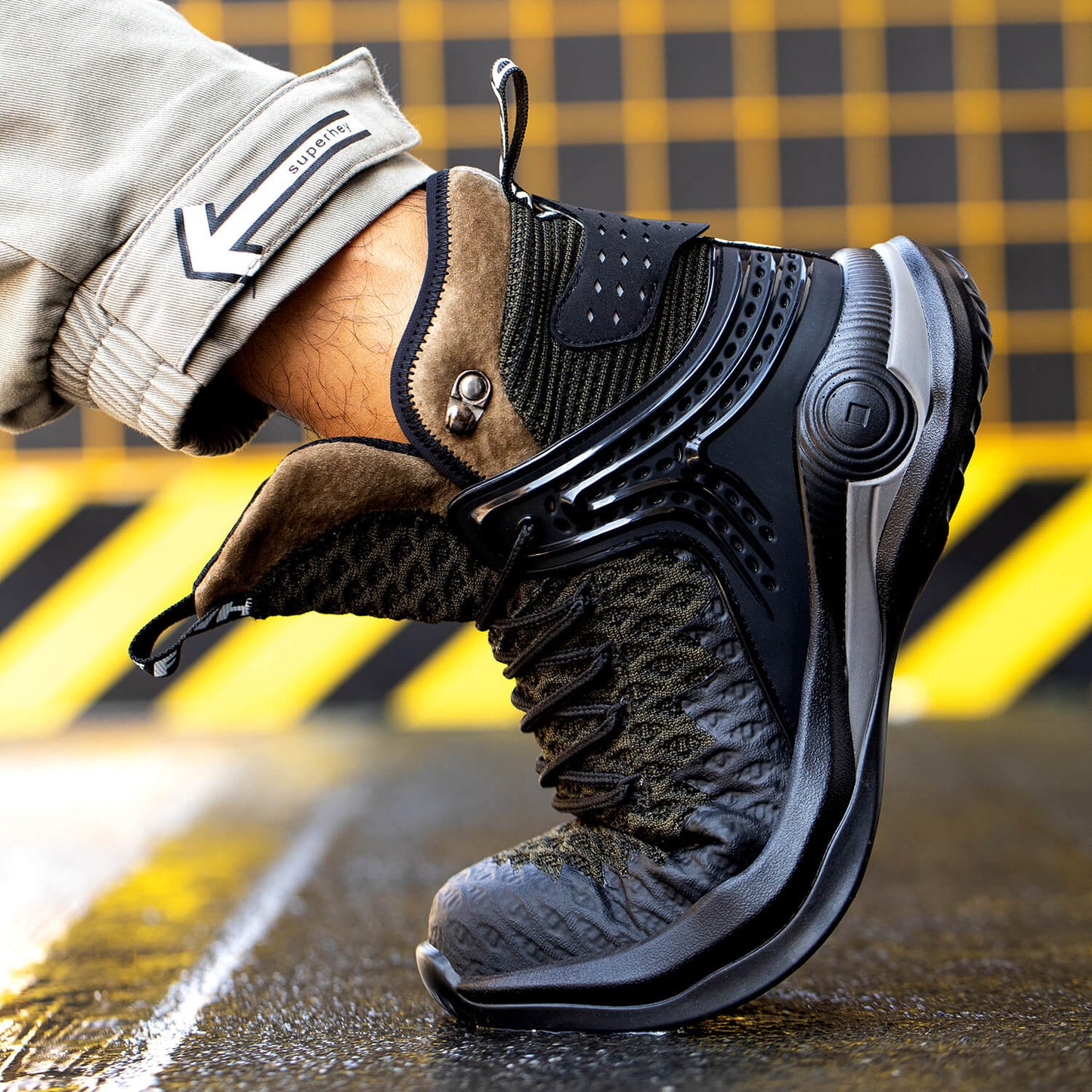 Maven Comfortable Steel Toe Work Boots