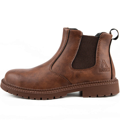 Maven Waterproof Slip-On Steel Toe Boots