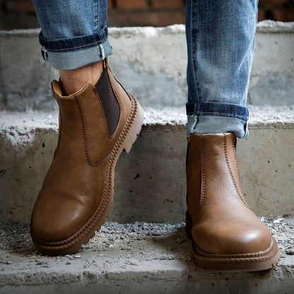 Maven Waterproof Slip-On Steel Toe Boots