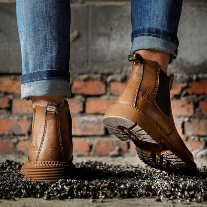 Maven Waterproof Slip-On Steel Toe Boots