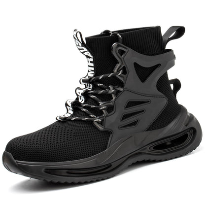 Maven Men's High-Top Steel Toe Work Shoes