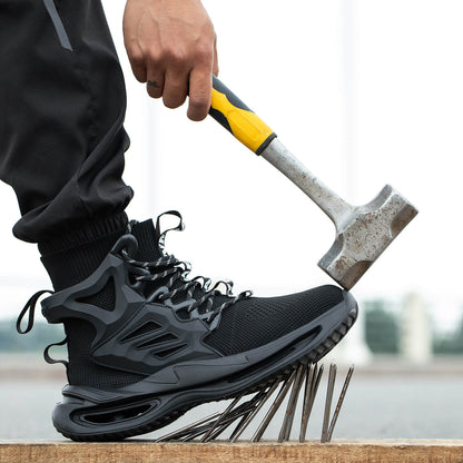 Maven Men's High-Top Steel Toe Work Shoes