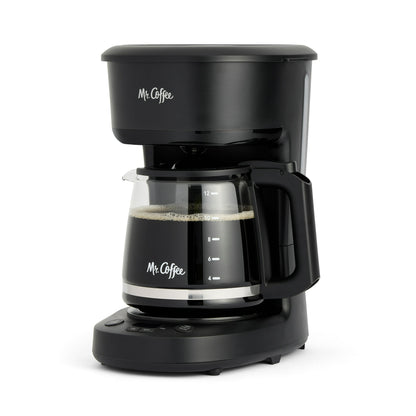 Mr Coffee 12 Cup Programmable Coffee Maker 24H Timer Auto Shutoff Machine Black