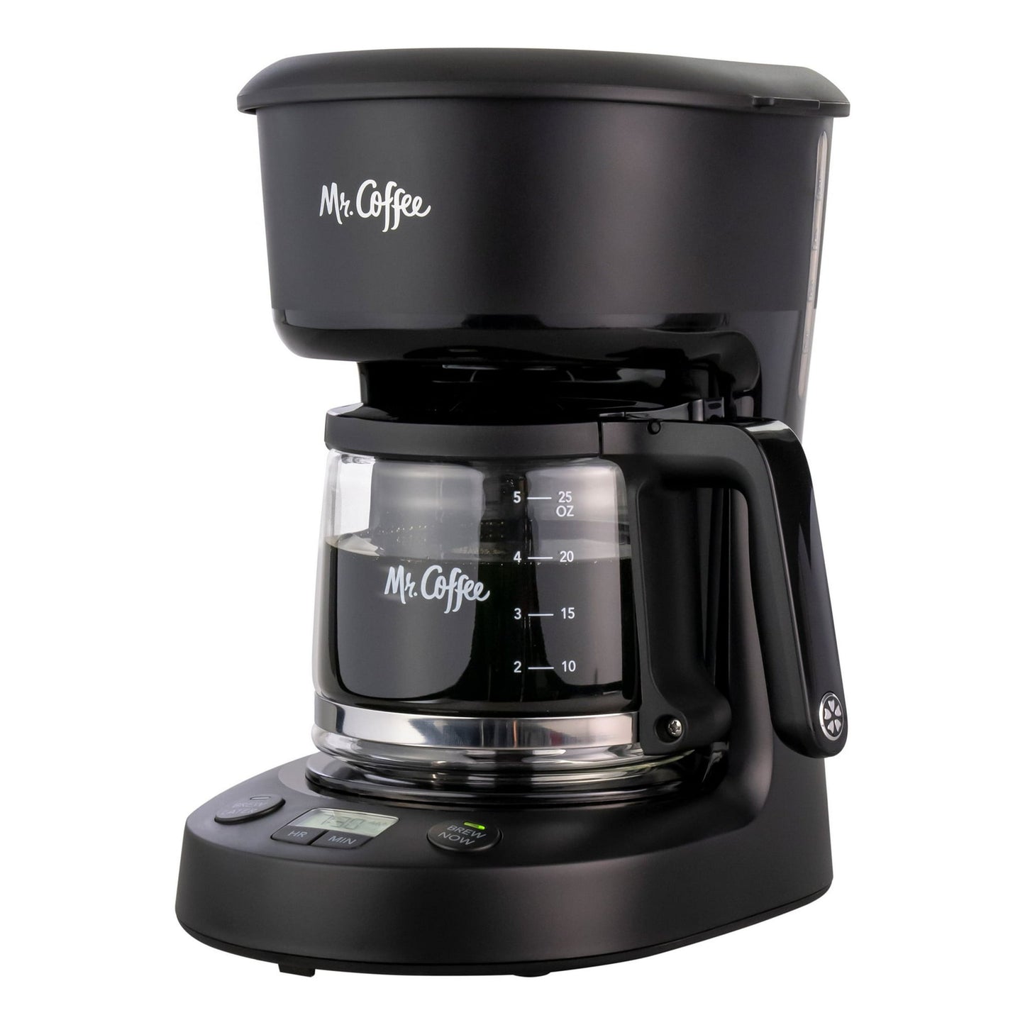 Mr Coffee 5 Cup Programmable Coffee Maker Mini Brew Later Digital Machine Black
