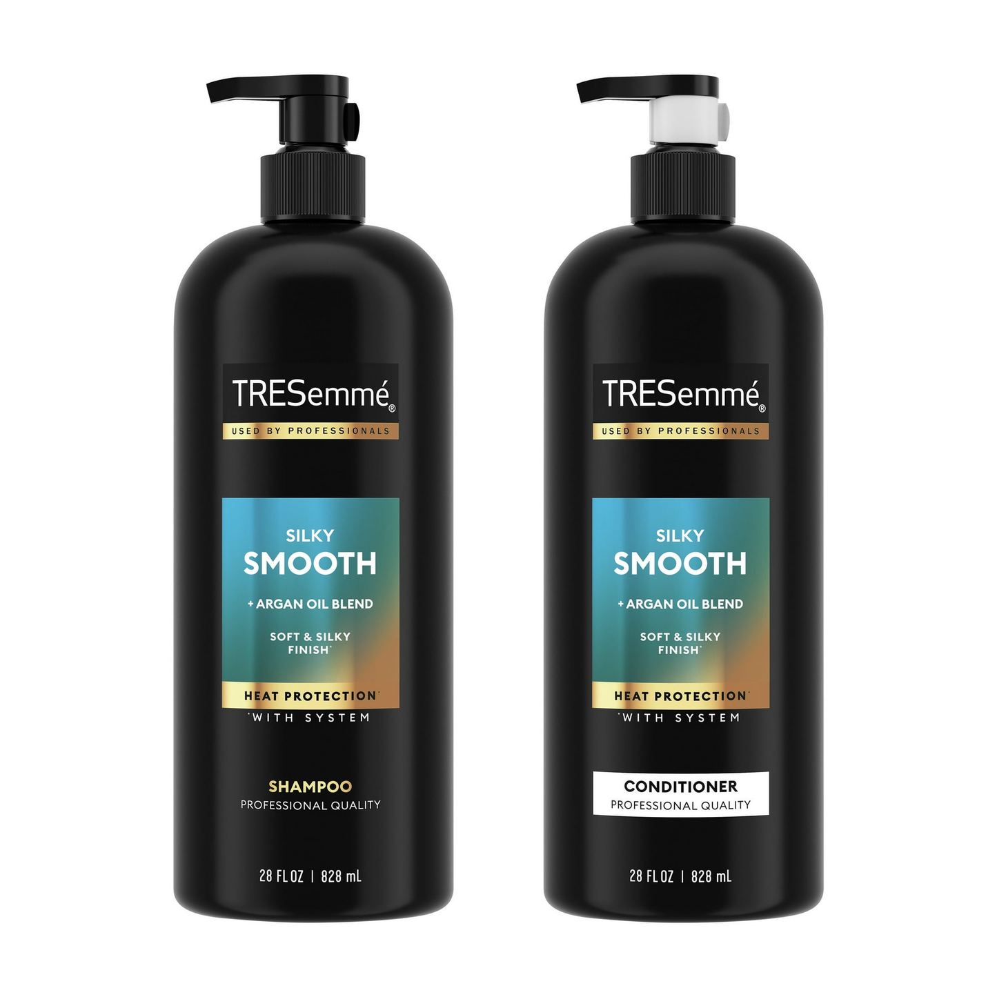 Tresemme Silky & Smooth Anti-Frizz Shampoo & Conditioner Frizzy Hair, 28 oz 2 Pack