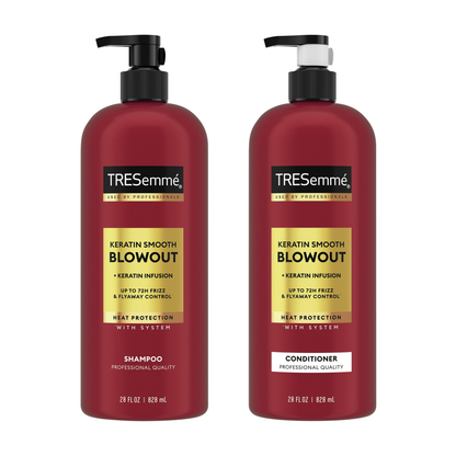 Tresemme Shampoo & Conditioner Keratin Smooth, 28 oz 2 Count