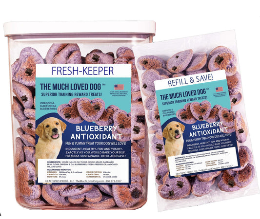 Much Loved Dog Blueberry Training Reward Treat Eco-Set