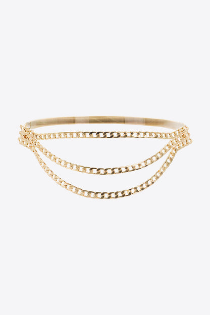 Metal Triple-Layered Chain Belt