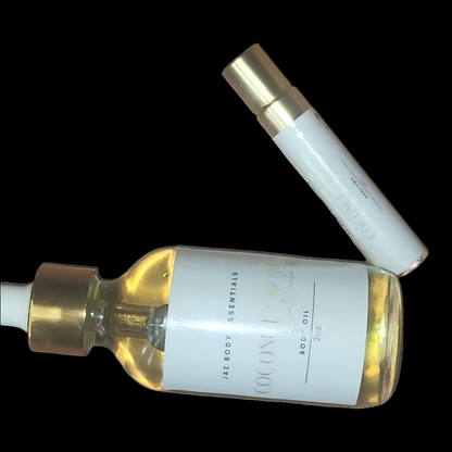 Coconut Cream & Vanilla Bourbon Latte Body Oil & Perfume Set