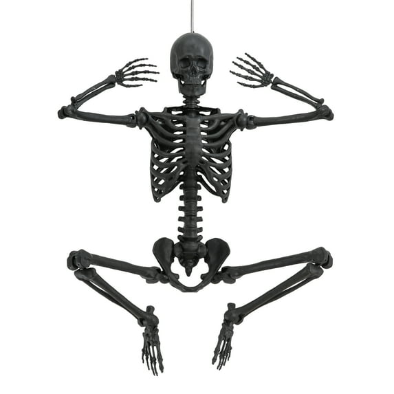 5ft  Poseable Skeleton Decoration, Halloween Outdoor Decor, by Way To Celebrate