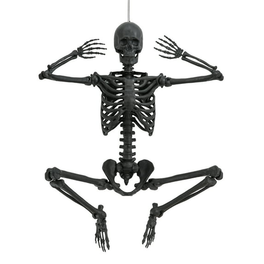 5ft  Poseable Skeleton Decoration, Halloween Outdoor Decor, by Way To Celebrate