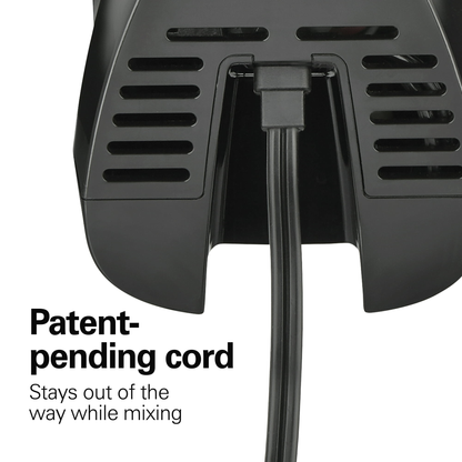 Hamilton Beach 6 Speed Hand Mixer, Quick Burst, Storage Case, New, Black/ Blue, 62690