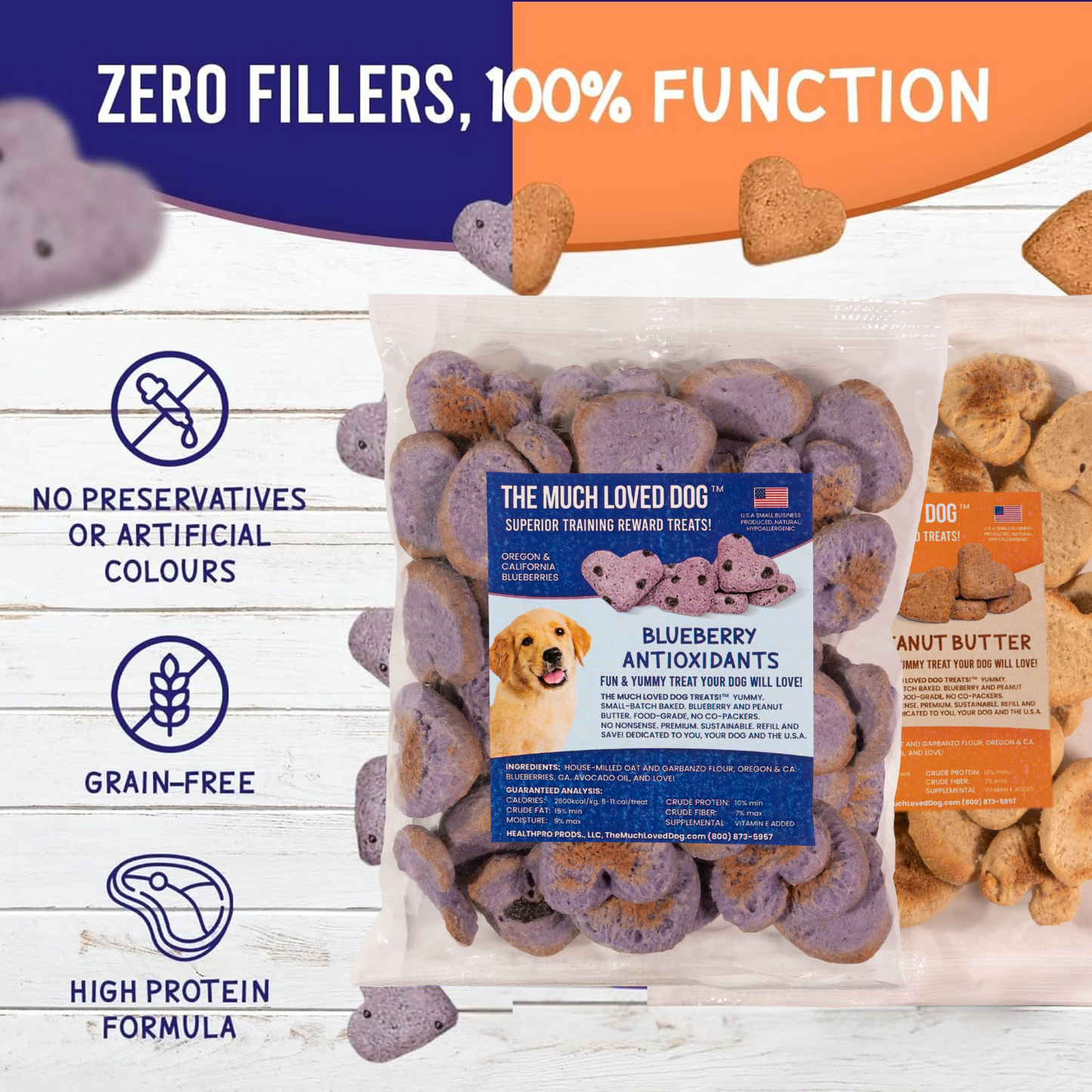The Much-Loved Dog Premium Training Reward Treats