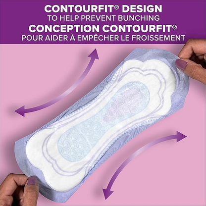 Poise Incontinence Pads for Women – Ultimate Absorbency, Long, Original Design, 27 Count