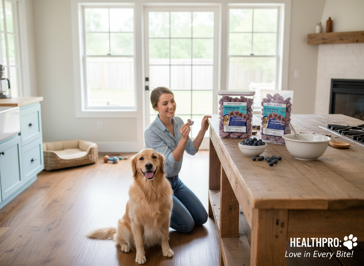 Much Loved Dog Training Treats - Blueberry Antioxidant 6 oz.