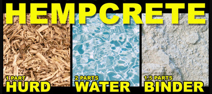 Hemp Crete Hemp Hurd to make hempcrete  - Organic Midwest USA Grown