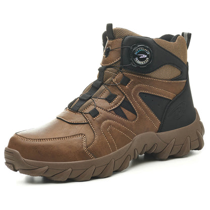 Maven 6" Knob-Lacing Non-Slip Steel Toe Boots