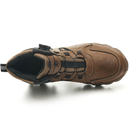 Maven 6" Knob-Lacing Non-Slip Steel Toe Boots