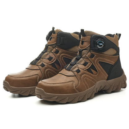 Maven 6" Knob-Lacing Non-Slip Steel Toe Boots