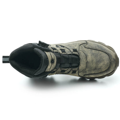 Maven 6" Knob-Lacing Non-Slip Steel Toe Boots
