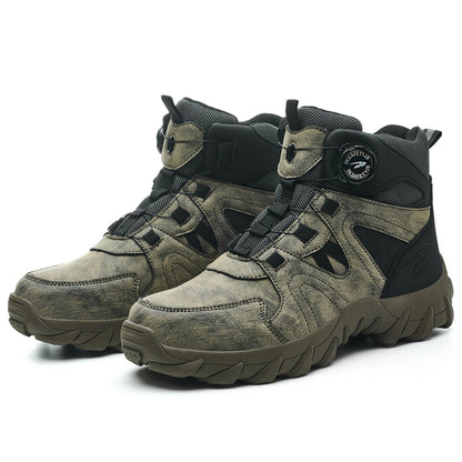 Maven 6" Knob-Lacing Non-Slip Steel Toe Boots