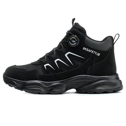 Maven Steel Toe Knob-Lacing Lightweight Work Boots