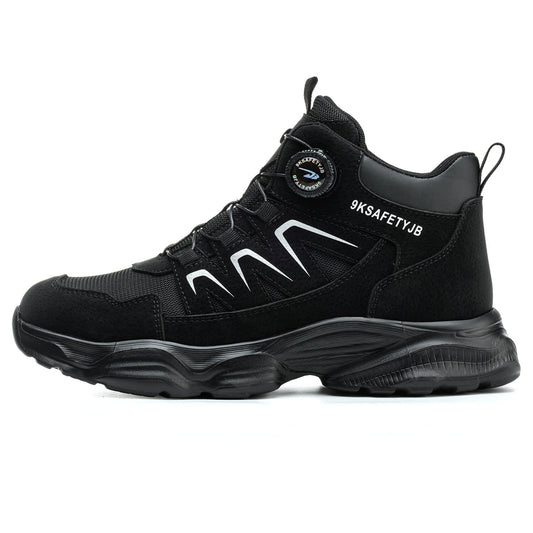 Maven Steel Toe Knob-Lacing Lightweight Work Boots