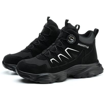Maven Steel Toe Knob-Lacing Lightweight Work Boots