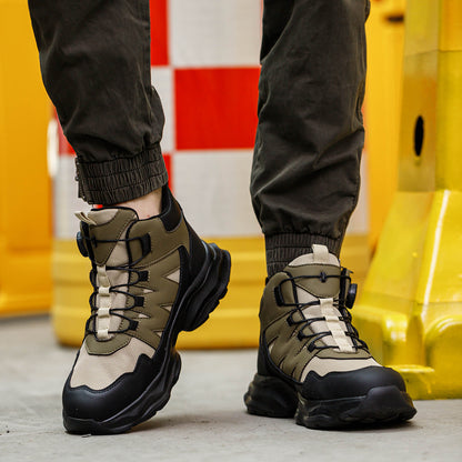 Maven Steel Toe Knob-Lacing Lightweight Work Boots