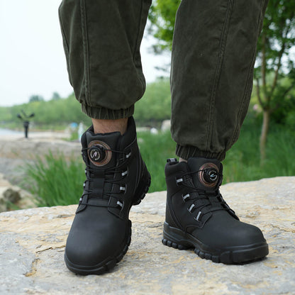 Maven 6" Knob-Lacing Waterproof Steel Toe Boots